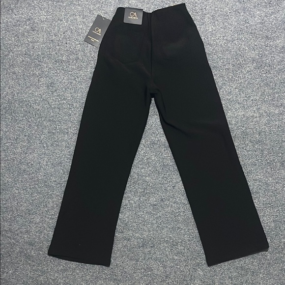 Black Wide-Leg Pants - Picture 4 of 6